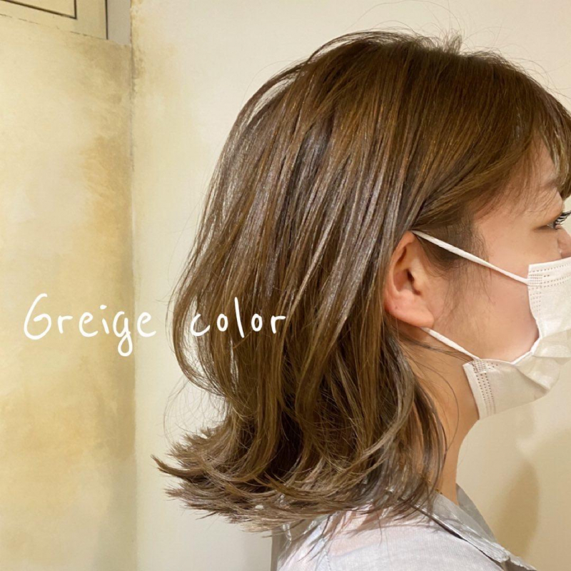 お洒落度アップのグレージュカラー！グレージュってどんな色？鹿児島県・美容室・サンティエ